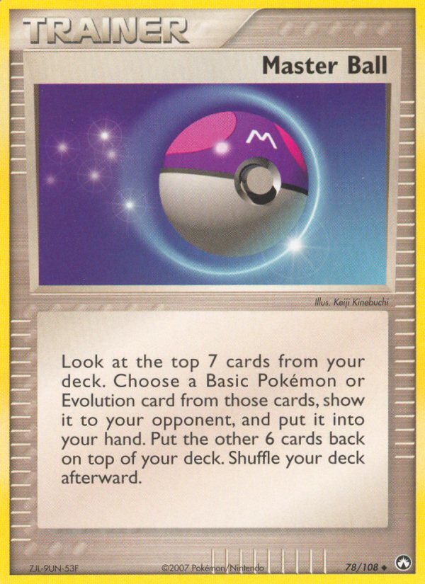 Master Ball 078/108  Power Keepers - Uncommon