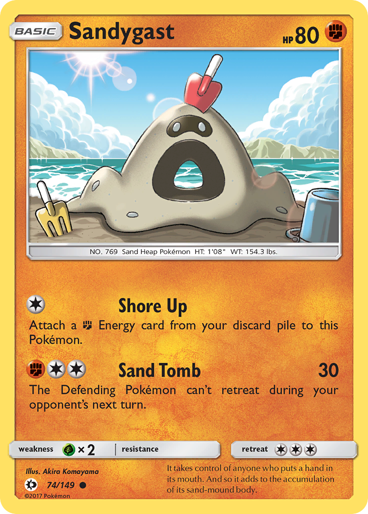 Sandygast 074  SM Base Set - Common