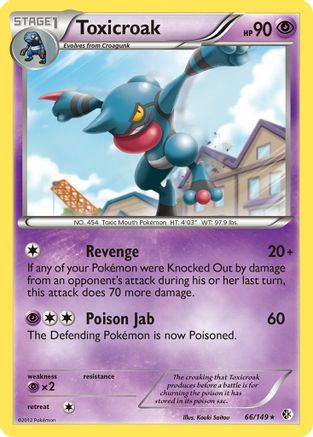 Toxicroak  Boundaries Crossed - Rare