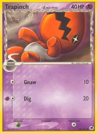 Trapinch 068/101  Dragon Frontiers - Common