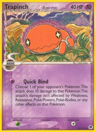 Trapinch 069/101  Dragon Frontiers - Common