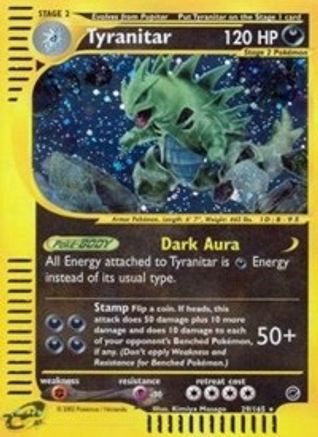 Tyranitar (29) 029  Expedition - Holo Rare