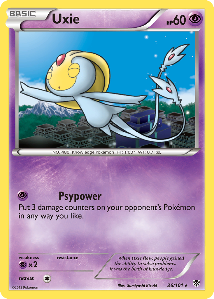 Uxie  Plasma Blast - Rare