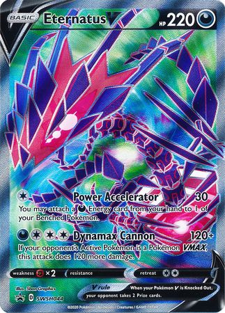 Eternatus V SWSH044  - Holofoil SWSH Sword & Shield Promo Cards - Promo