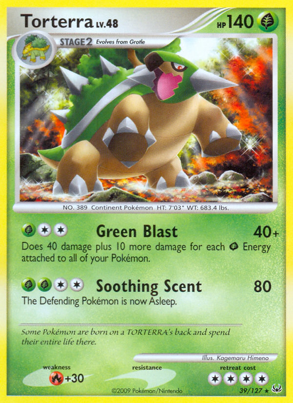 Torterra  Platinum - Rare