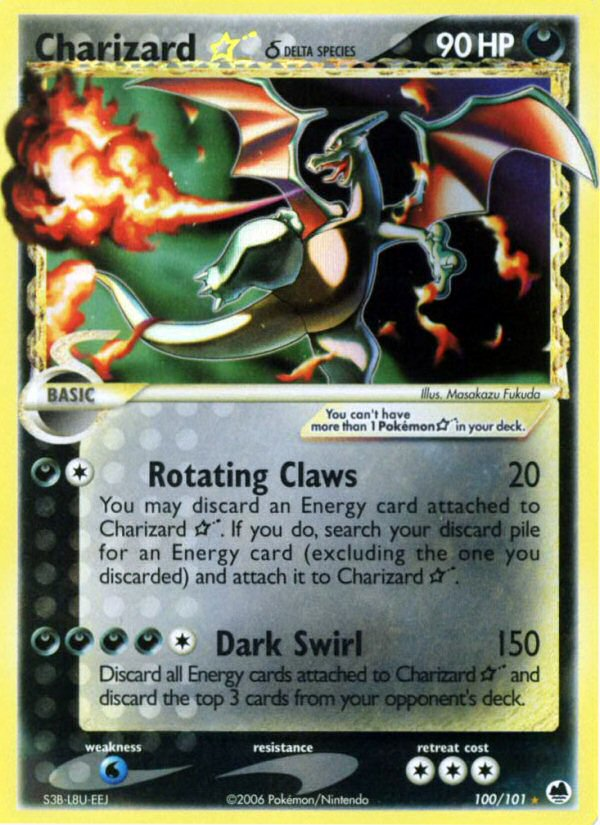 Charizard Star (Delta Species)  - Holofoil Dragon Frontiers - Ultra Rare