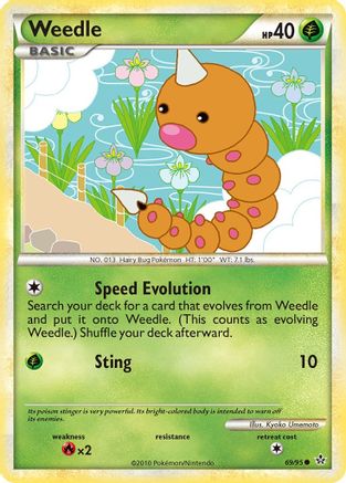 Weedle  Unleashed - Common