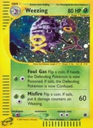 Weezing (32) 032  Expedition - Holo Rare