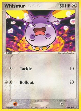 Whismur  - Reverse Holofoil Emerald - Common
