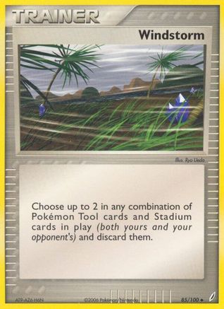 Windstorm 085  - Reverse Holofoil Crystal Guardians - Uncommon