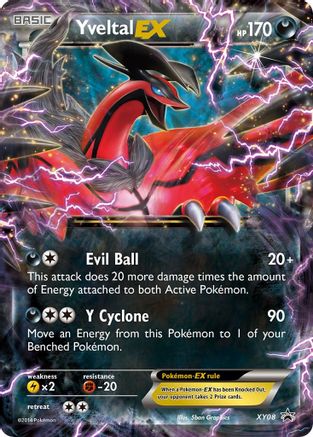 Yveltal EX XY08  - Holofoil XY Promos - Promo
