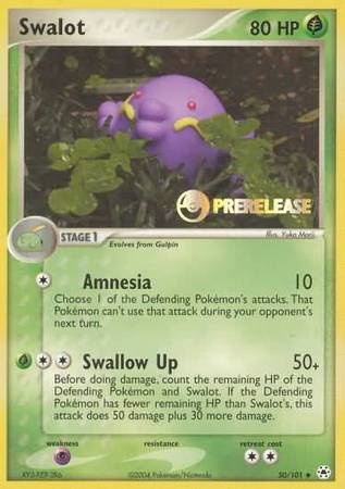 Swalot - 50/101 (Prerelease)/101  Nintendo Promos - Promo