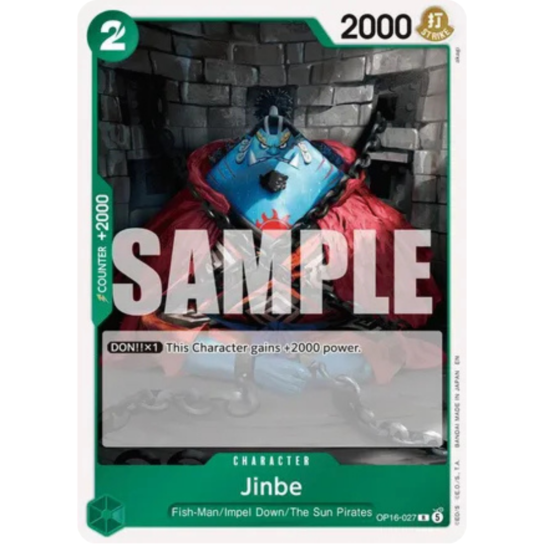 Jinbe (027) (OP16-027) - The Time of Battle Foil