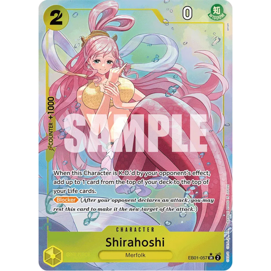 Shirahoshi (Alternate Art) (EB01-057) - Extra Booster: Memorial Collection Foil