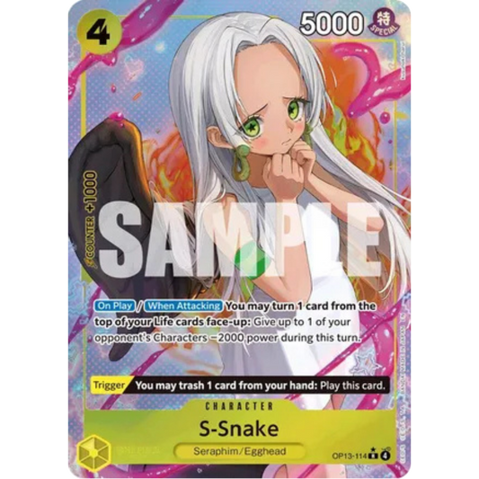 S-Snake (Alternate Art) (OP13-114) - Carrying On His Will Foil
