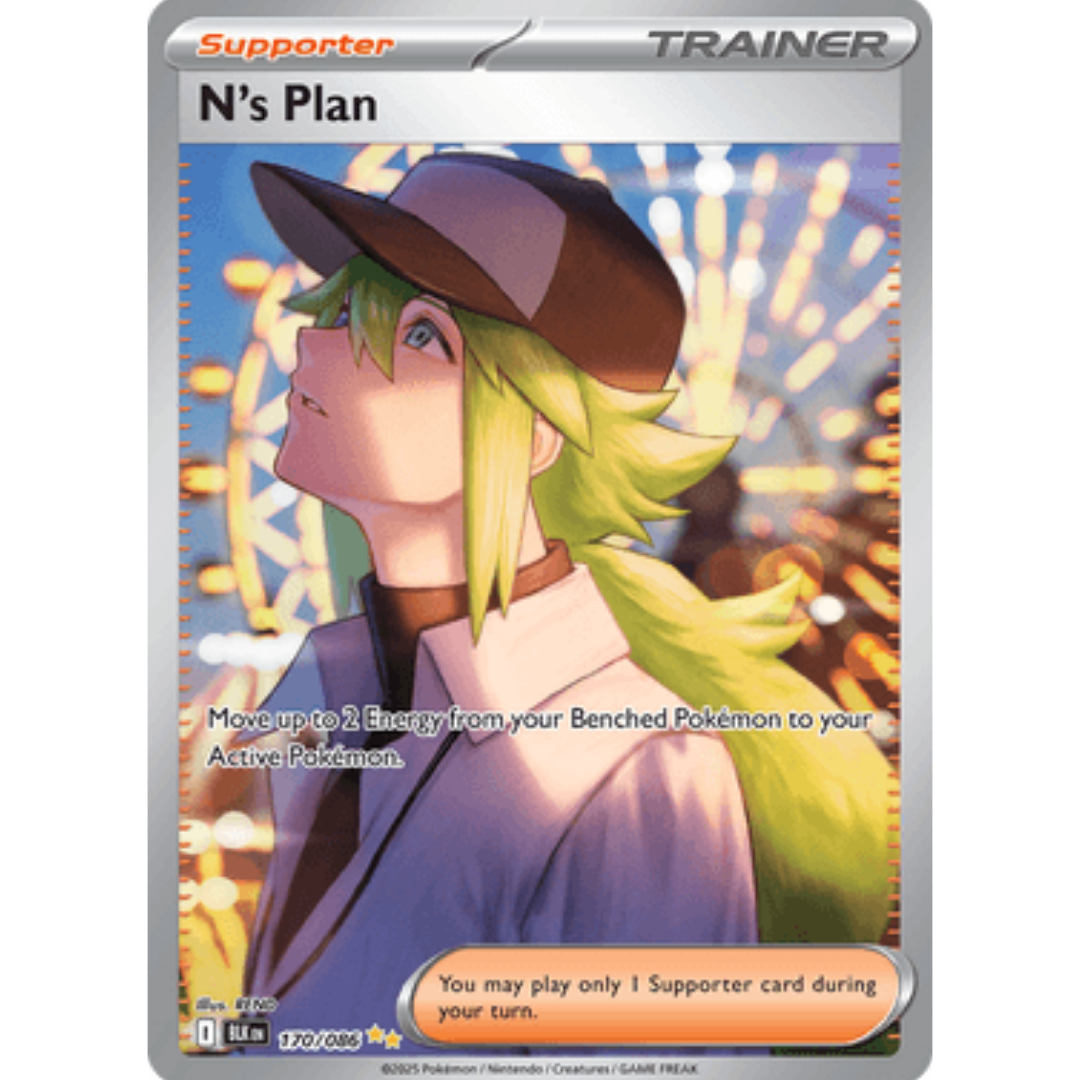 N's Plan 170/086  - Holofoil SV Black Bolt - Special Illustration Rare