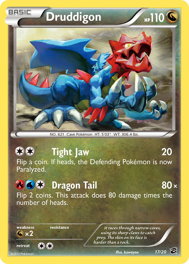 Druddigon - 17/20 (Dragon Vault)/20  - Holofoil Blister Exclusives - Promo