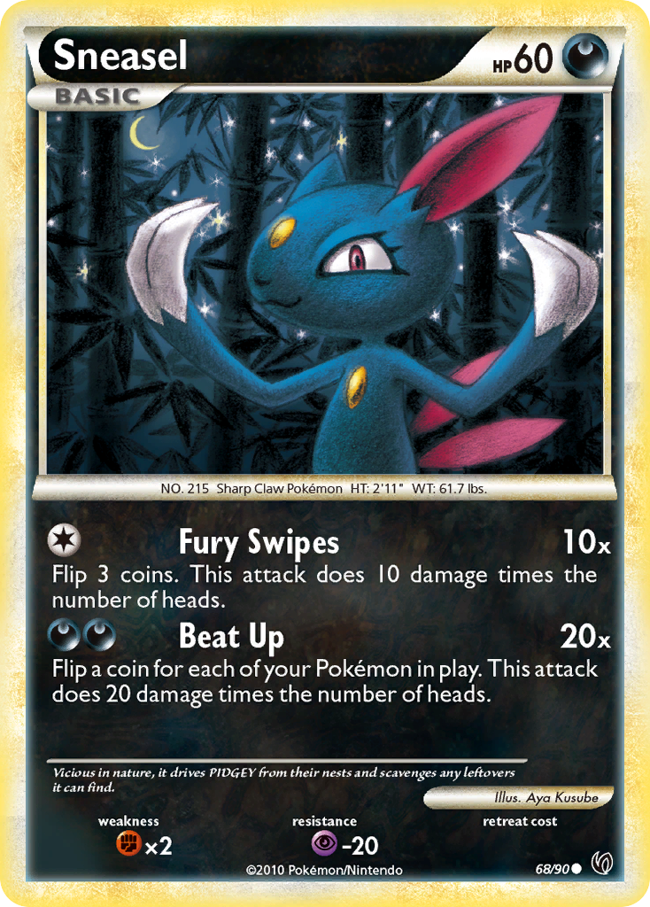 Sneasel 068/90  Undaunted - Common