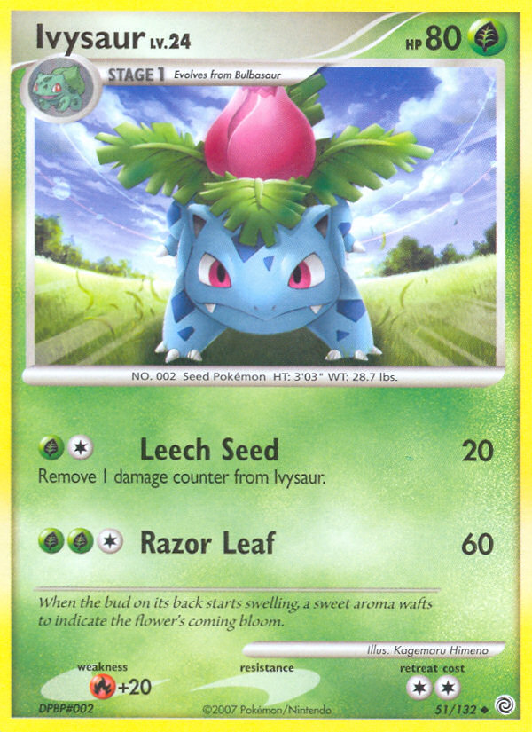 Ivysaur 051  Secret Wonders - Uncommon