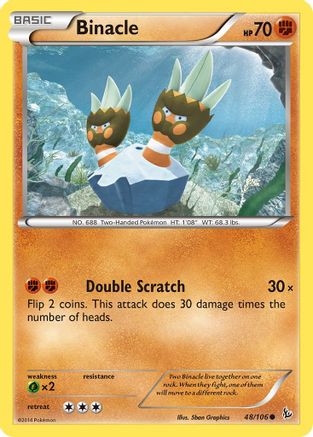 Binacle 048  XY  Flashfire - Common