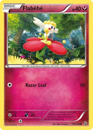 Flabebe (63) 063  XY  Flashfire - Common