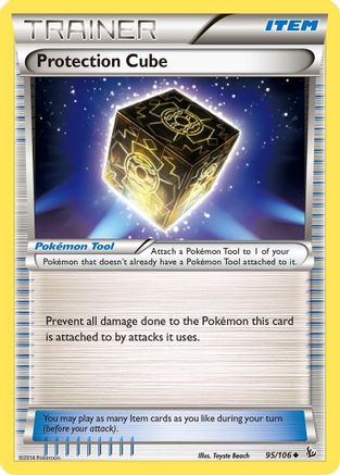 Protection Cube 095  XY  Flashfire - Uncommon