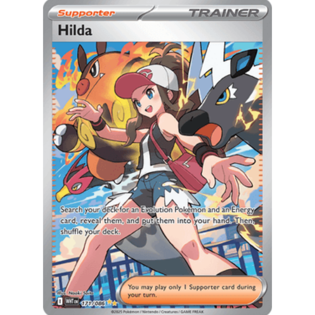 Hilda 171/086  - Holofoil SV White Flare - Special Illustration Rare