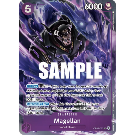 Magellan (085) (Alternate Art) (OP02-085) - Paramount War Foil