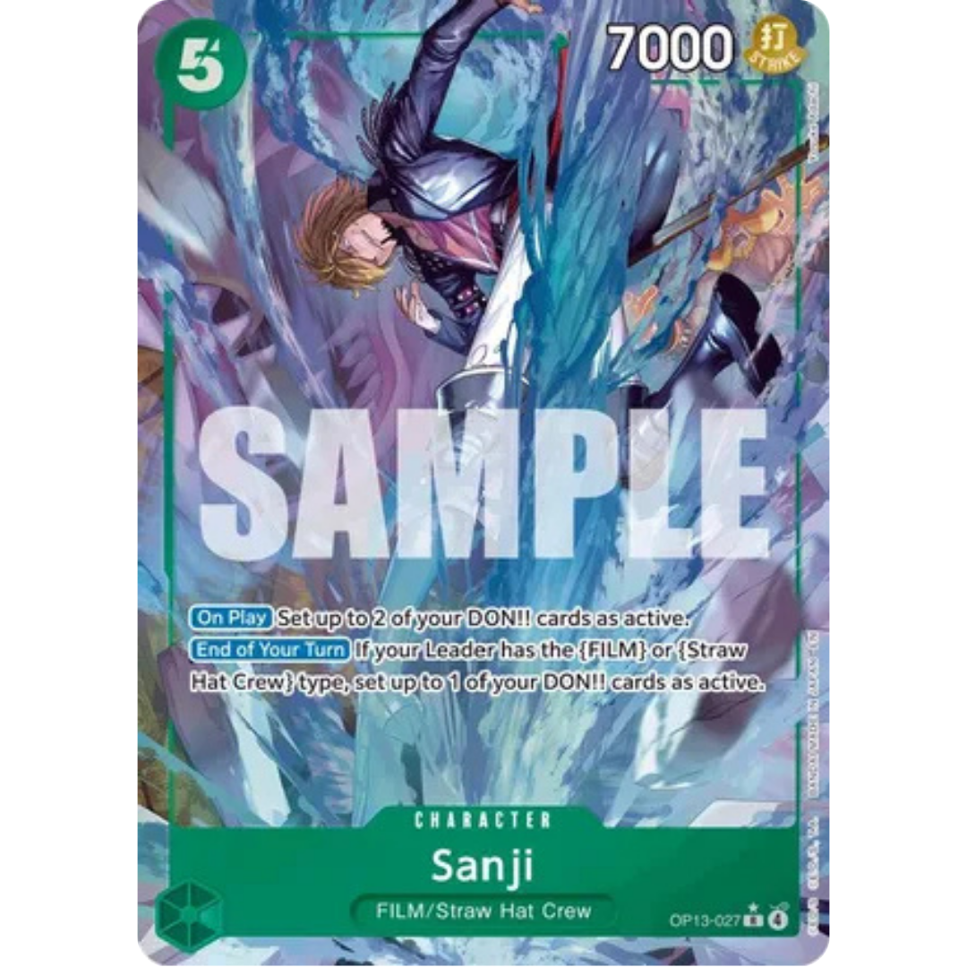 Sanji (Alternate Art) (OP13-027) - Carrying On His Will Foil