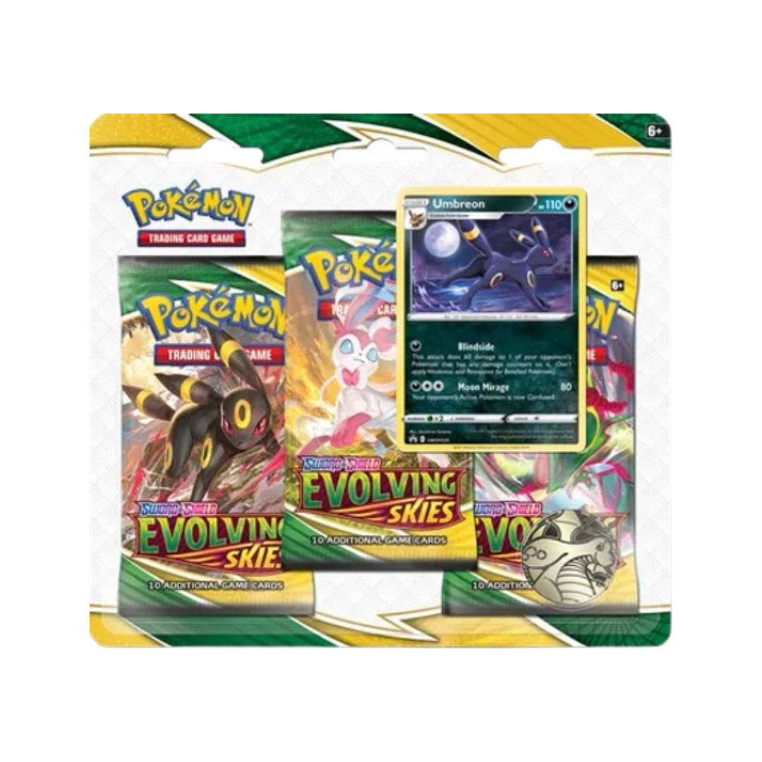 Evolving Skies 3 Pack Blister [Umbreon]