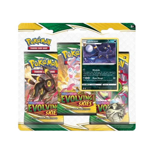 Evolving Skies 3 Pack Blister [Umbreon]