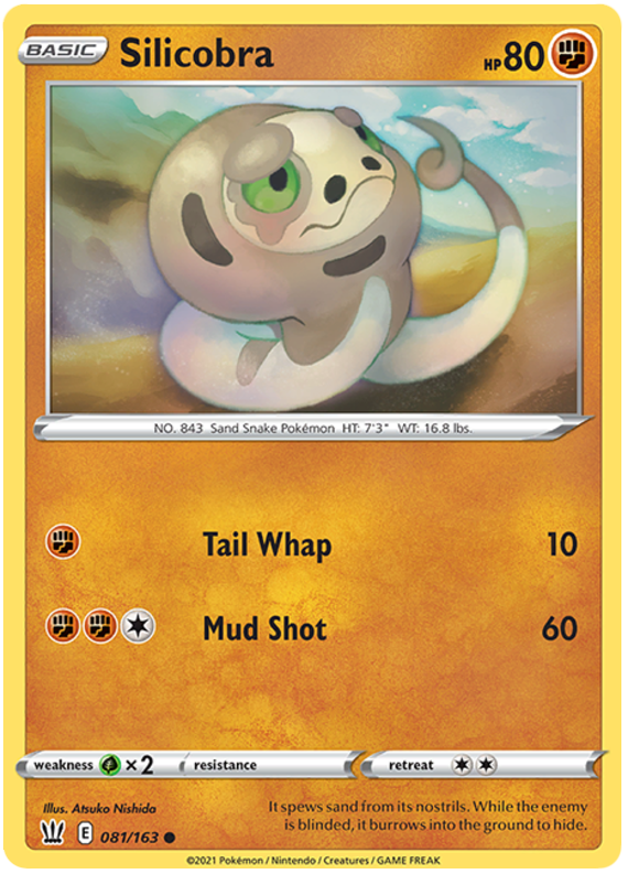 Silicobra 081/163  SWSH05 Battle Styles - Common