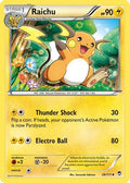 Raichu 028  - Reverse Holofoil XY  Furious Fists - Uncommon