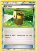Full Heal 093  - Reverse Holofoil XY  Furious Fists - Uncommon