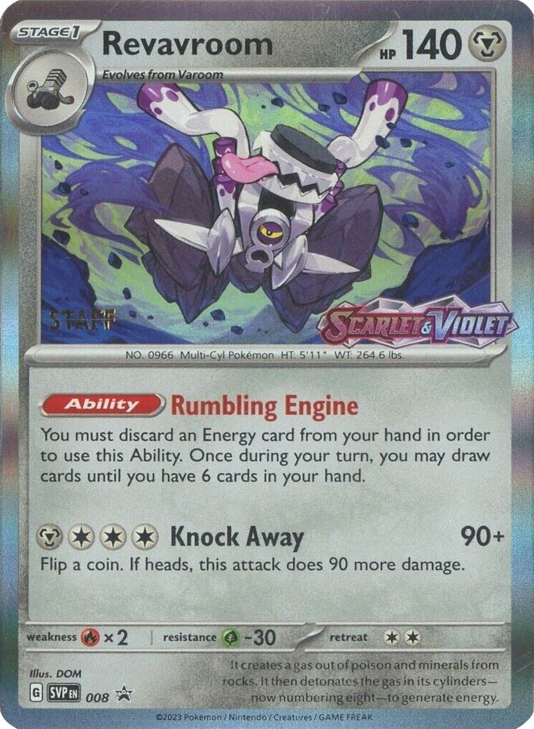 Revavroom 008  - Holofoil SV Scarlet & Violet Promo Cards - Promo