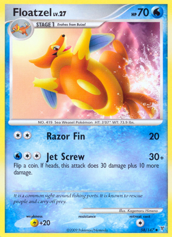 Floatzel  Supreme Victors - Uncommon