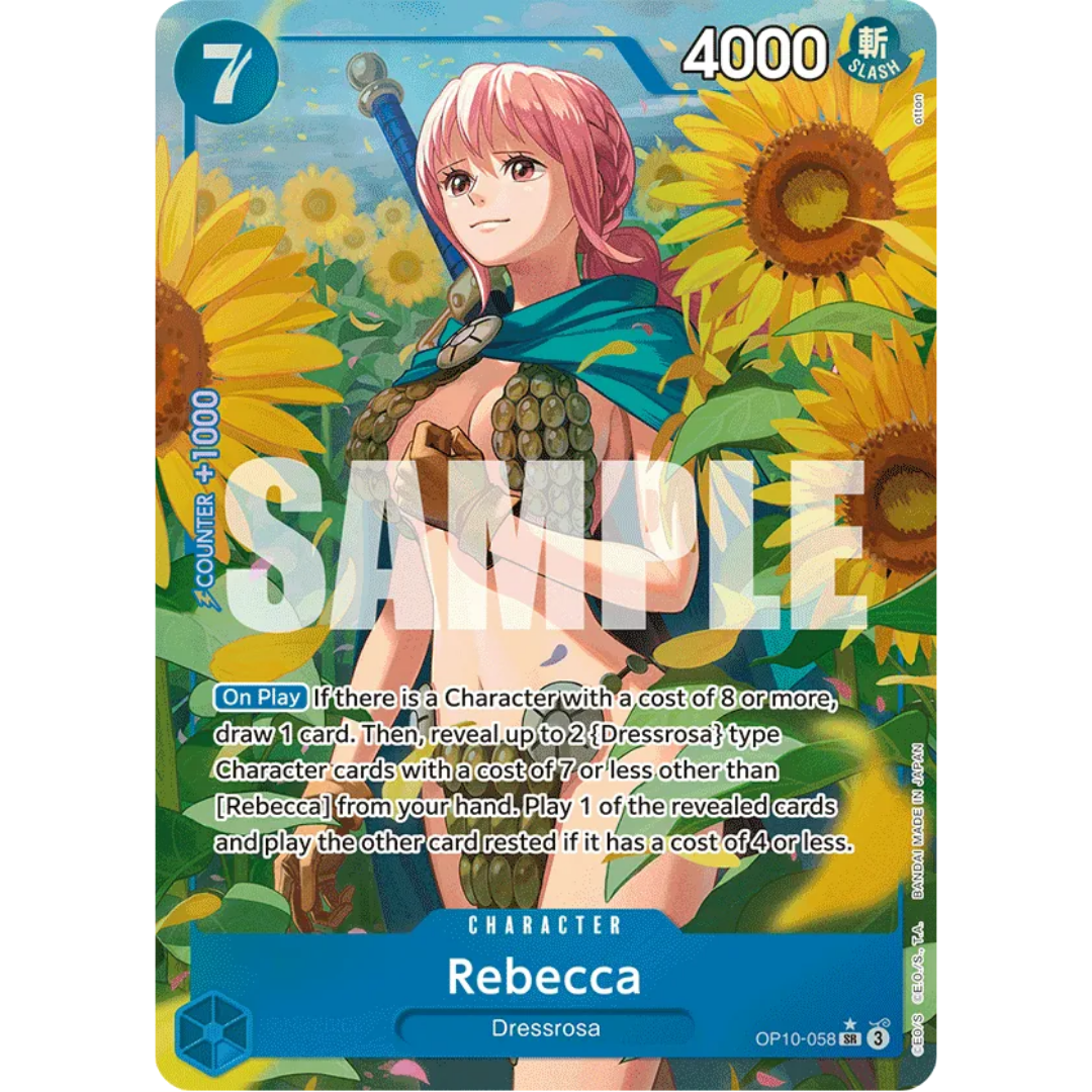 Rebecca (Parallel) (OP10-058) - Royal Blood Foil