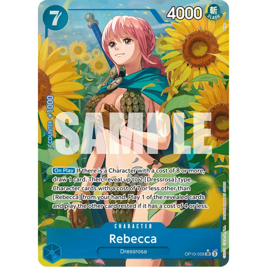 Rebecca (Parallel) (OP10-058) - Royal Blood Foil