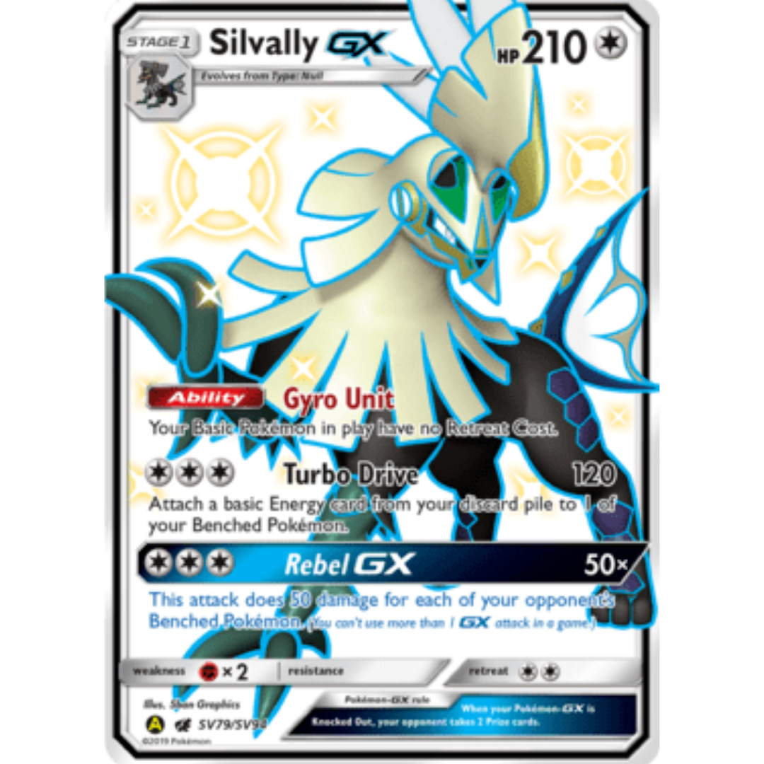 Silvally GX SV79  - Holofoil Hidden Fates Shiny Vault - Shiny Holo Rare