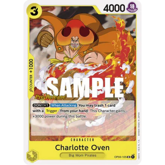Charlotte Oven (OP03-105) - Pillars of Strength Pre-Release Cards