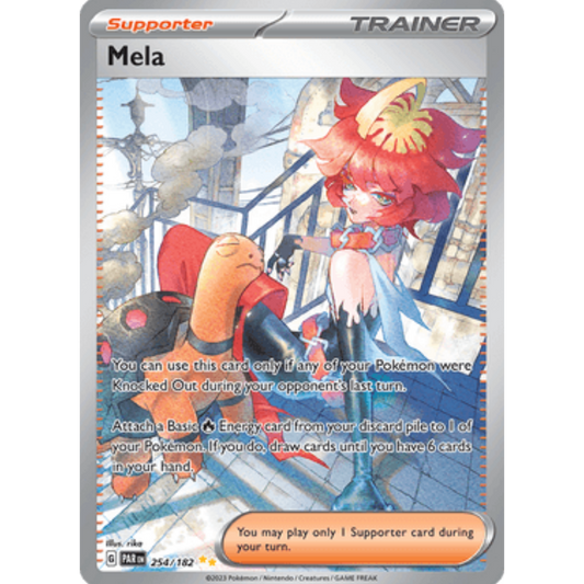 Mela 254/182  - Holofoil SV04 Paradox Rift - Special Illustration Rare
