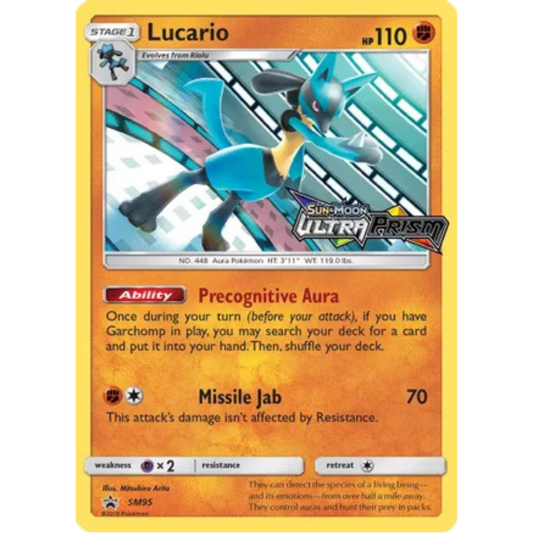 Lucario - SM95 (Prerelease)  - Holofoil SM Promos - Promo