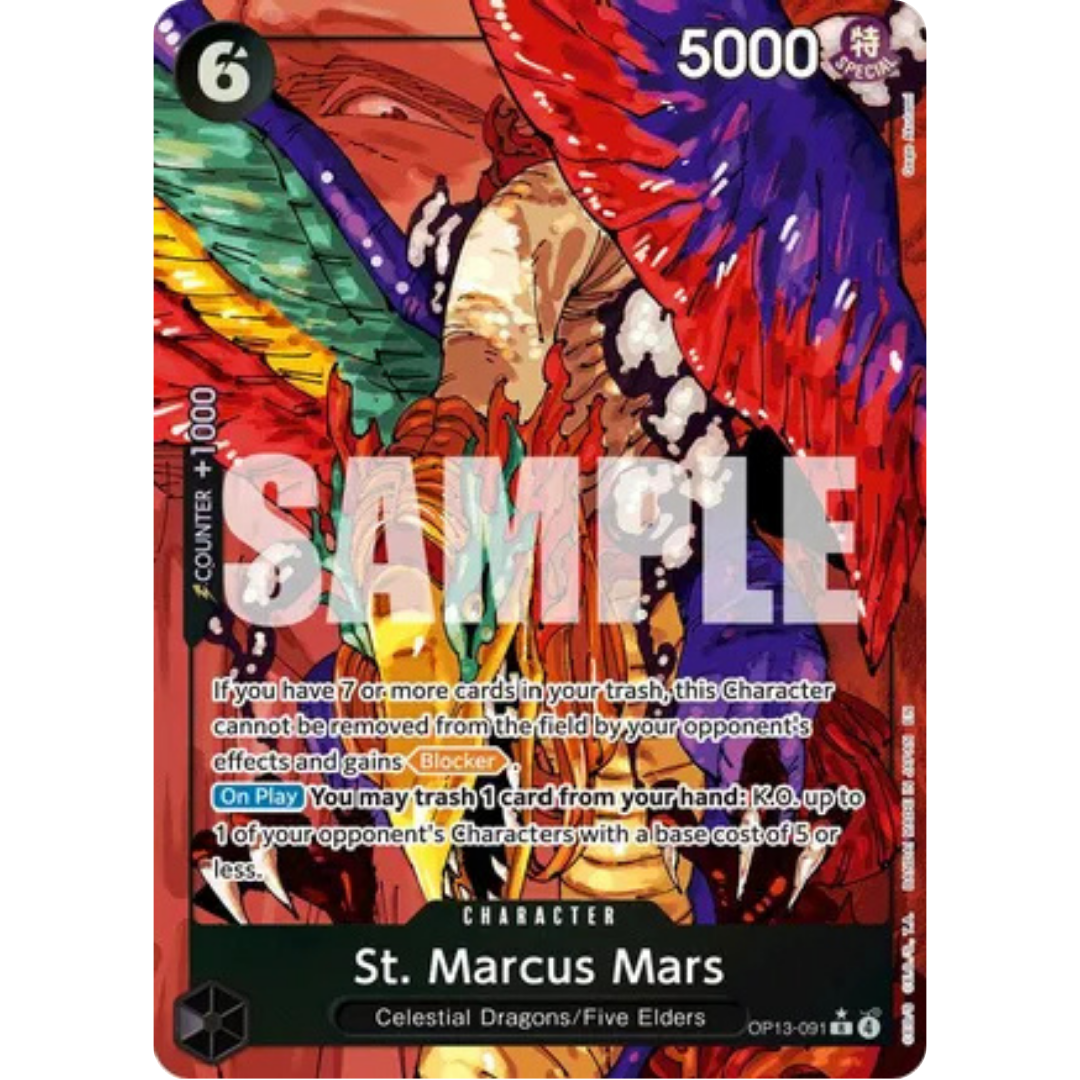 St. Marcus Mars (Alternate Art) (OP13-091) - Carrying On His Will Foil