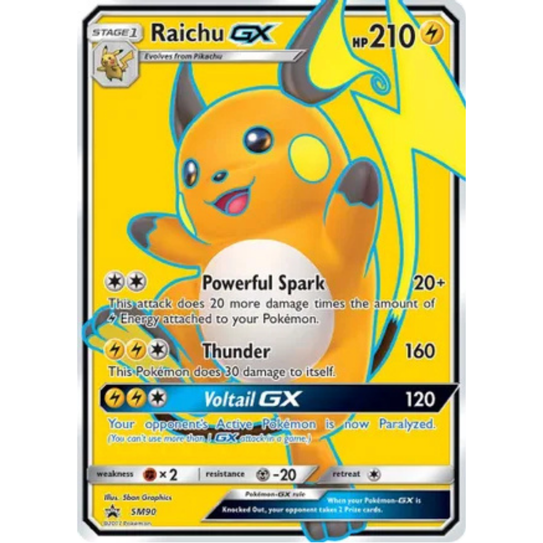 Raichu GX SM90  - Holofoil SM Promos - Promo