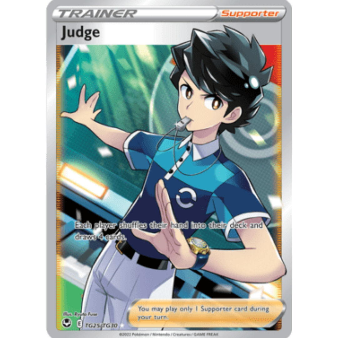 Judge TG25  - Holofoil SWSH12 Silver Tempest Trainer Gallery - Ultra Rare