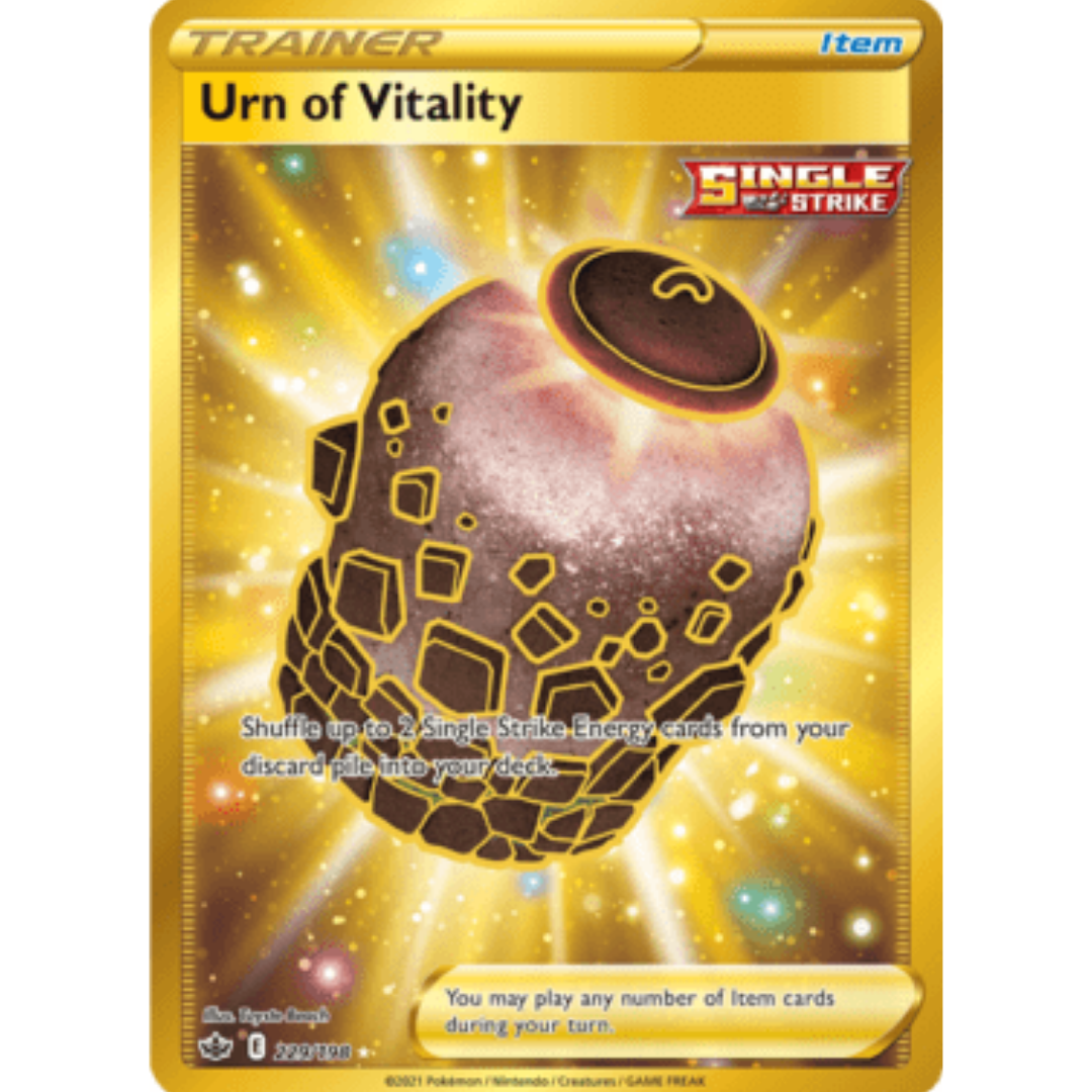 Urn of Vitality (Secret) 229/198  - Holofoil SWSH06 Chilling Reign - Secret Rare