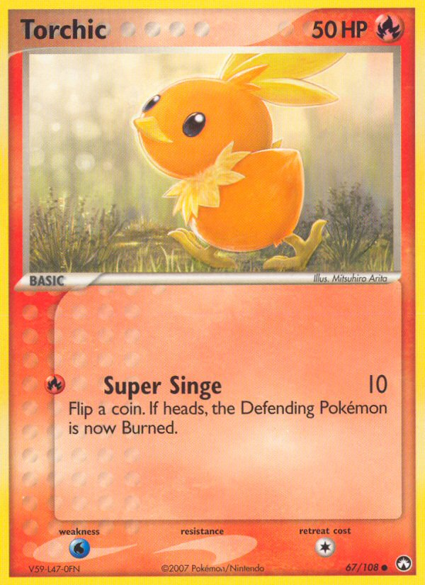 Torchic 067  Power Keepers - Common