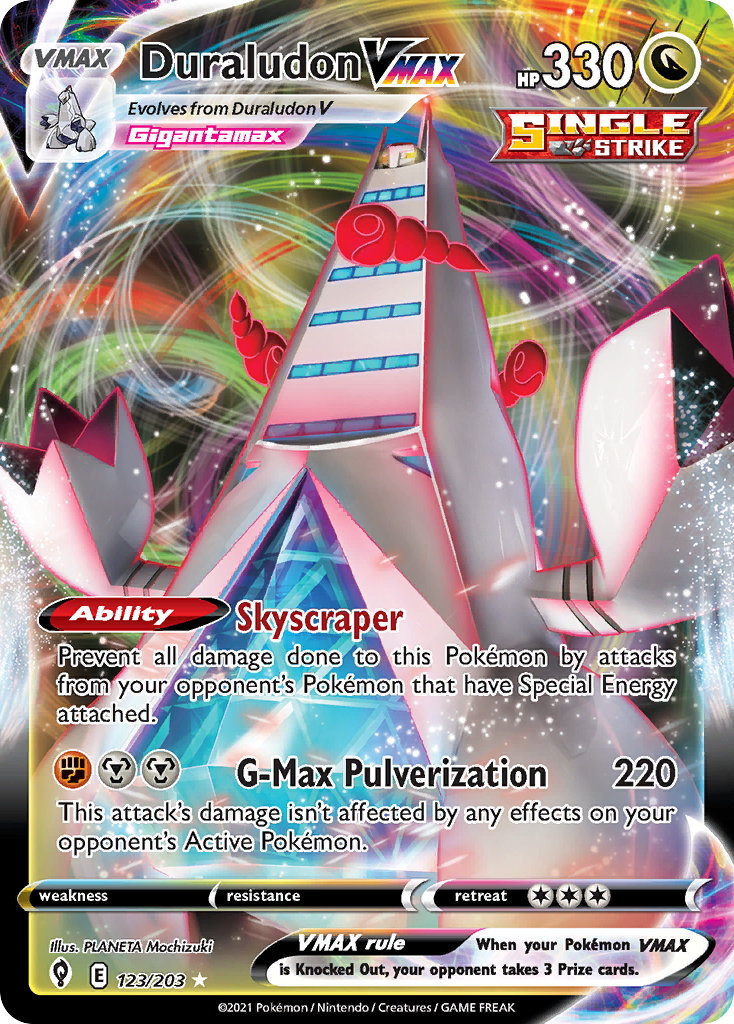 Duraludon VMAX - 123/203/203  - Holofoil Jumbo Cards - Promo