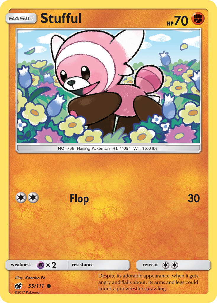 Stufful 055  SM  Crimson Invasion - Common