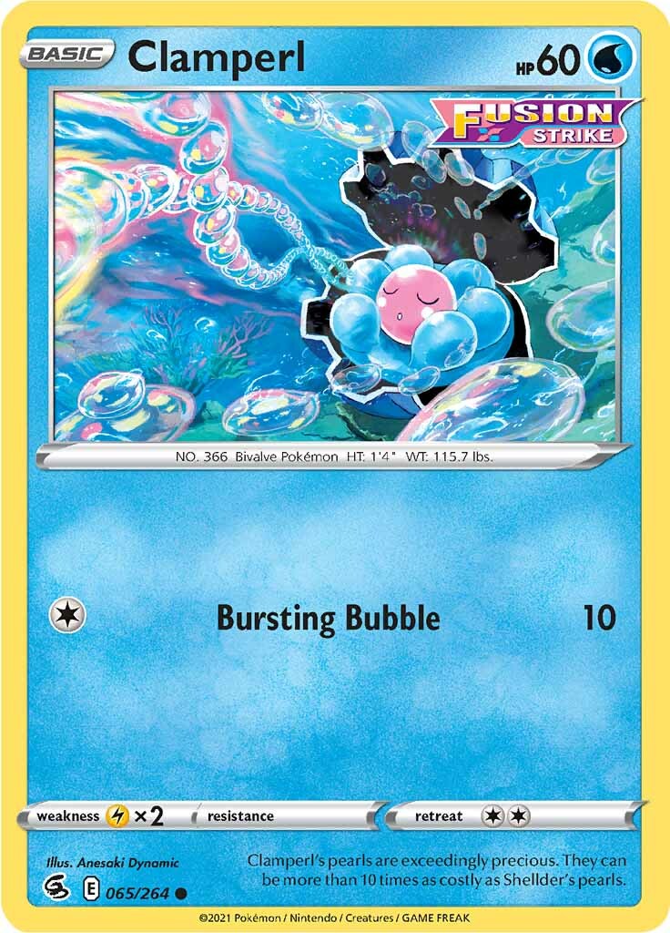 Clamperl 065  SWSH08 Fusion Strike - Common